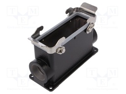 Enclosure: for HDC connectors; Han M; size 24B; high; straight