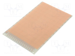 Board: universal; single sided,prototyping; W: 100mm; L: 160mm