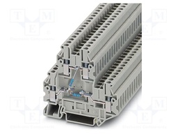 Splice terminal: rail; PA; L: 64.4mm; ways: 2; terminals: 4; W: 5.2mm