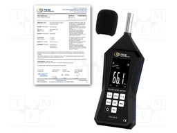 Meter: sound level; LCD; Sound level: 30÷130dB; 31.5÷8000Hz; IP52