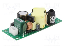 Converter: AC/DC; 25W; 90÷264VAC; Uout: 24VDC; Iout: 1.05A; 86%