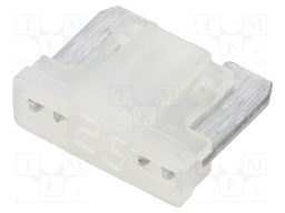 Fuse: fuse; 25A; 58VDC; automotive; 11mm; tin alloy