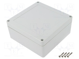 Enclosure: multipurpose; X: 135mm; Y: 135mm; Z: 60mm; ZP; light grey