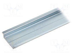 DIN rail; TS35; L: 1m; Mat: zinc-plated steel; Profile ht: 7.5mm
