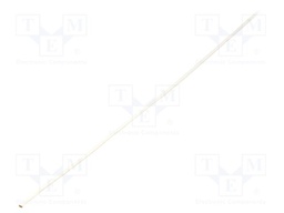 Insulating tube; silicone,fiberglass; white; -60÷250°C; SCS