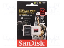 Memory card; Android,Extreme Pro,A2 Specification; SD XC Micro