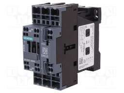 Contactor: 3-pole; NO x3; Auxiliary contacts: NO + NC; 24VDC; 12A