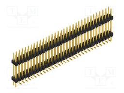 Connector: pin strips; pin header; male; PIN: 66; 2.54mm; SMT; 2x33