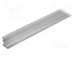 Profiles for LED modules; angular; natural; L: 1m; aluminium