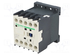 Contactor: 3-pole; NO x3; Auxiliary contacts: NC; 24VDC; 6A; W: 45mm