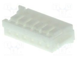Plug; wire-board; female; 1.5mm; PIN: 6; w/o contacts; for cable