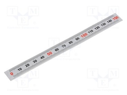 Ruler; figures horizontally arranged,self-adhesive; W: 11mm