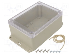 Enclosure: multipurpose; X: 105mm; Y: 145mm; Z: 60mm; Ritec; ABS; IP65