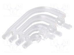 Fibre for LED; round; Ø1.5mm; No.of mod: 4; Front: flat; UL94V-0