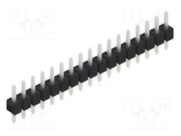 Connector: pin strips; pin header; male; PIN: 17; 2.54mm; THT; 1x17