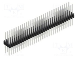 Connector: pin strips; pin header; male; PIN: 62; 1.27mm; THT; 2x31