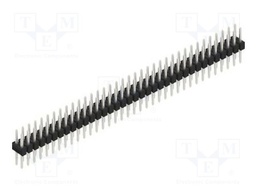 Connector: pin strips; pin header; male; PIN: 72; 2.54mm; THT; 2x36