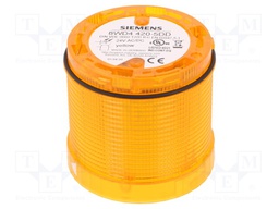 Signaller: lighting; LED; yellow; Usup: 24VDC; Usup: 24VAC; IP65