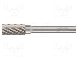 Rotary burr; Ø: 12mm; L: 70mm; metal,stainless steel; rod 6mm