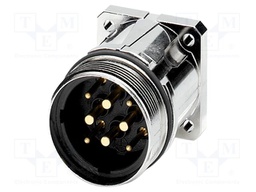 Connector: M40; socket; SM; male; PIN: 8; 250V; 30A,70A; shielded