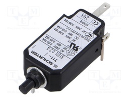 Circuit breaker; Urated: 240VAC; 48VDC; 0.3A; SPST; Poles: 1; Ø9.6mm