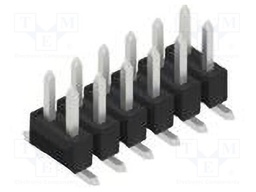Connector: pin strips; pin header; male; PIN: 12; 2.54mm; SMT; 2x6