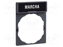 30MM X 40MM LEGEND HOLDER, CONTROL UNIT