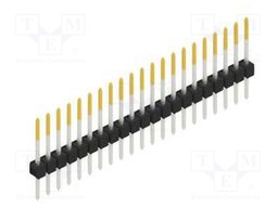 Connector: pin strips; pin header; male; PIN: 21; 2.54mm; THT; 1x21