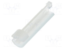 Spacer sleeve; LED; Øout: 3.6mm; ØLED: 3mm; L: 12.7mm; natural