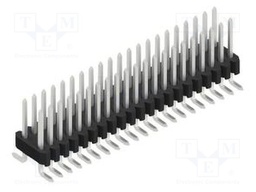 Connector: pin strips; pin header; male; PIN: 42; 1.27mm; SMT; 2x21