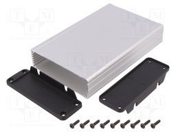 Enclosure: with panel; with fixing lugs; 1457; X: 104mm; Y: 160mm