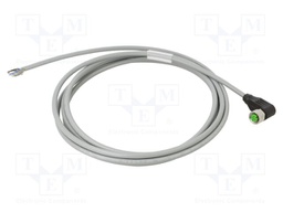 Cable: for sensors/automation; M12; angled; 3m; plug; 7000; PUR