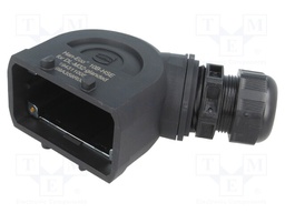 Enclosure: for rectangular connectors; Han Eco B; for cable