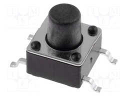 Microswitch TACT; SPST-NO; Pos: 2; 0.05A/12VDC; SMT; none; 1.6N