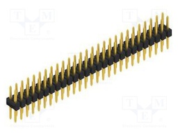 Connector: pin strips; pin header; male; PIN: 54; 2.54mm; THT; 2x27