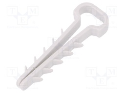 Holder; grey; Application: for flat cable; 100pcs; Man.series: UWP