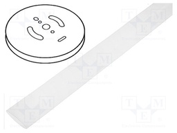 Heat shrink sleeve; 3: 1; 12mm; L: 30m; transparent; Package: reel