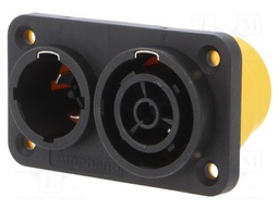 Socket; loudspeaker; male + female; PIN: 3; 16A; 250V; Series: HPT