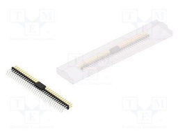 Connector: pin strips; pin header; male; PIN: 68; 2mm; SMT; 2x34