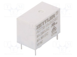 Relay: electromagnetic; SPST-NO; Ucoil: 24VDC; 5A/250VAC; 5A/30VDC