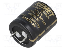 Capacitor: electrolytic; 5.6mF; 40VDC; ESR: 131mΩ; SNAP-IN; ±20%