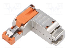 Plug; RJ45; PIN: 8; Cat: 5e; shielded; Layout: 8p8c; 22AWG; for cable
