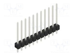 Connector: pin strips; pin header; male; PIN: 11; 2.54mm; THT; 1x11