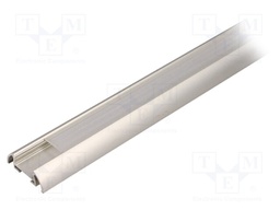 Profiles for LED modules; mat; surface; L: 2m; aluminium; anodized