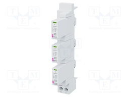 Surge arrester; Type 1+2; for DIN rail mounting