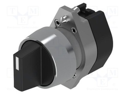 Switch: rotary; 22mm; black; none; IP65; prominent; OptoHiT
