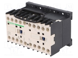 Contactor: 3-pole reversing; NO x3; Auxiliary contacts: NC; 24VDC