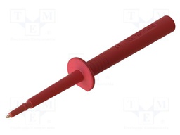 Measuring tip; 16A; red; Tip diameter: 2mm; Socket size: 4mm