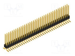 Connector: pin strips; pin header; male; PIN: 72; 1.27mm; SMT; 2x36