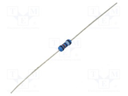Resistor: metal film; THT; 191kΩ; 250mW; ±1%; Ø2.5x6.8mm; axial